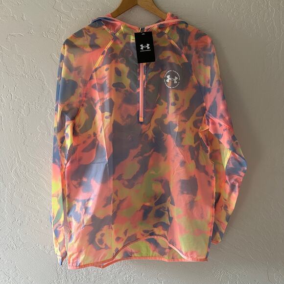 UNDER ARMOUR | Mens Storm Up The Pace Hooded Pullover Jacket $100 NEW Size M - Picture 1 of 11